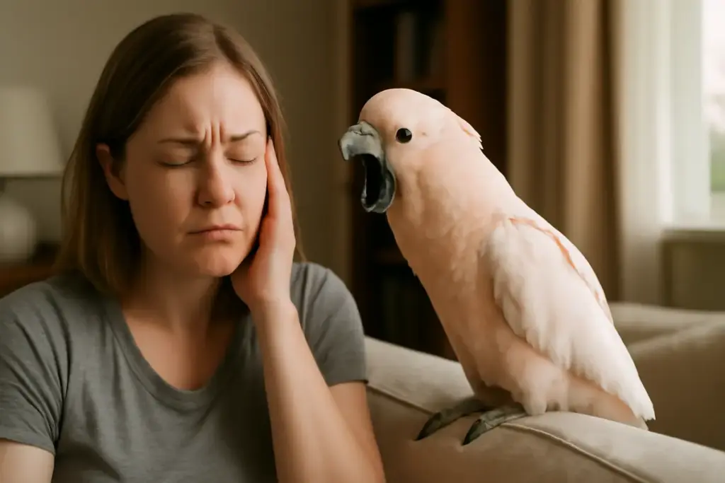 Cacatua delle Molucche comportamento tipico: cosa aspettarsi nella convivenza quotidiana