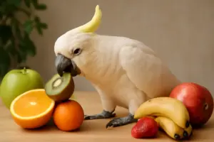 Alimentazione naturale di un cacatua: quali frutti privilegiare per incoraggiare le difese immunitarie