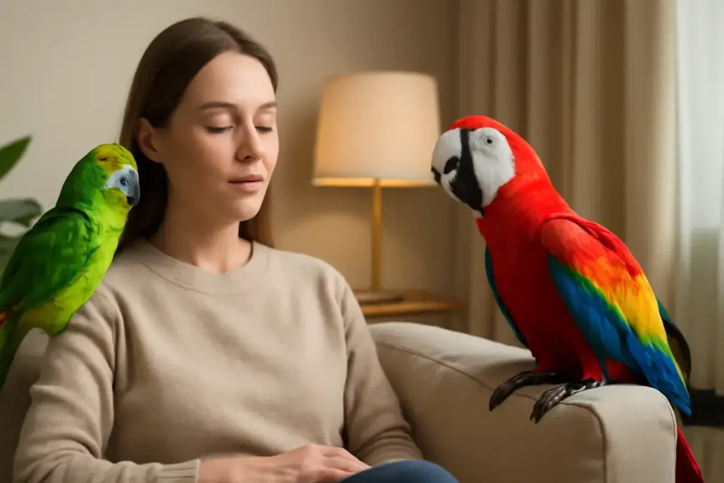 Amazzoni e pappagalli chiassosi: quali specie sono più indicate per chi ama la tranquillità