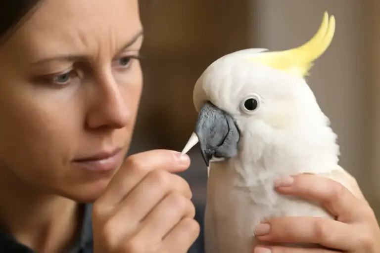 Pulizia delle narici nei cacatua: perché serve attenzione e il metodo delicato che aiuta