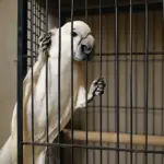 Cosa significa quando il cacatua si arrampica sulle pareti della gabbia? I segnali di disagio da riconoscere subito