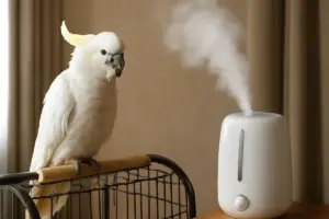 Cacatua e aria secca in casa: ecco come proteggere le vie respiratorie del tuo volatile