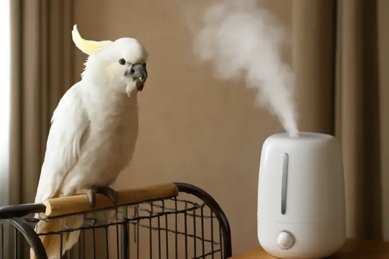 Cacatua e aria secca in casa: ecco come proteggere le vie respiratorie del tuo volatile