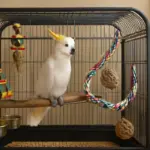 Gabbie accessoriate per cacatua: combinare spazio e stimoli per migliorare la qualità della vita