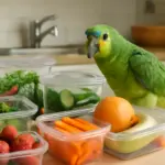 Come conservare frutta e verdura per pappagalli senza perdere le proprietà? Il metodo che prolunga la freschezza