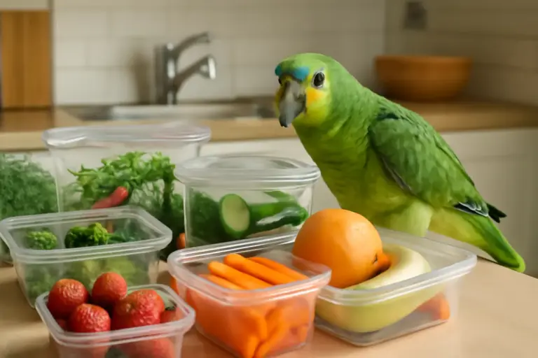 Come conservare frutta e verdura per pappagalli senza perdere le proprietà? Il metodo che prolunga la freschezza