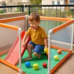 Recinti temporanei da balcone: come trasformarli in aree gioco sicure con poche semplici modifiche