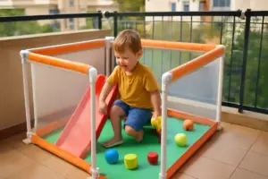 Recinti temporanei da balcone: come trasformarli in aree gioco sicure con poche semplici modifiche
