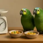 Quanti pasti dare ogni giorno a una coppia di amazzoni? Il calcolo che regola l’appetito e previene litigi