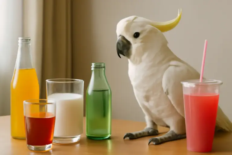 Bevande accessorie per cacatua: servono davvero o rischiano di alterare la dieta?