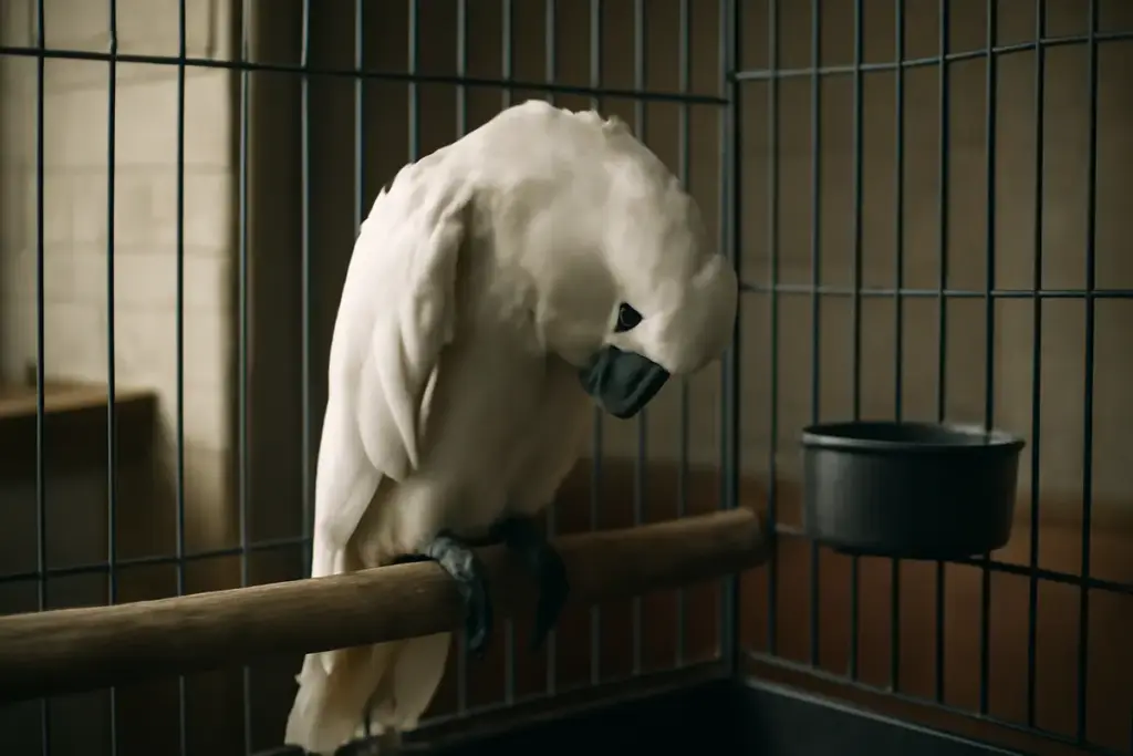 Come riconoscere un cacatua depresso? Sintomi comportamentali da cogliere tempestivamente
