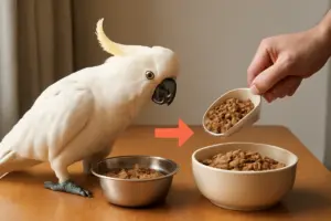 Perché alternare alimenti umidi e secchi è essenziale per il benessere dei cacatua: la spiegazione pratica
