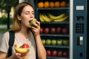 Distributori automatici di frutta fresca: il vantaggio nascosto per la dieta equilibrata anche quando sei fuori casa