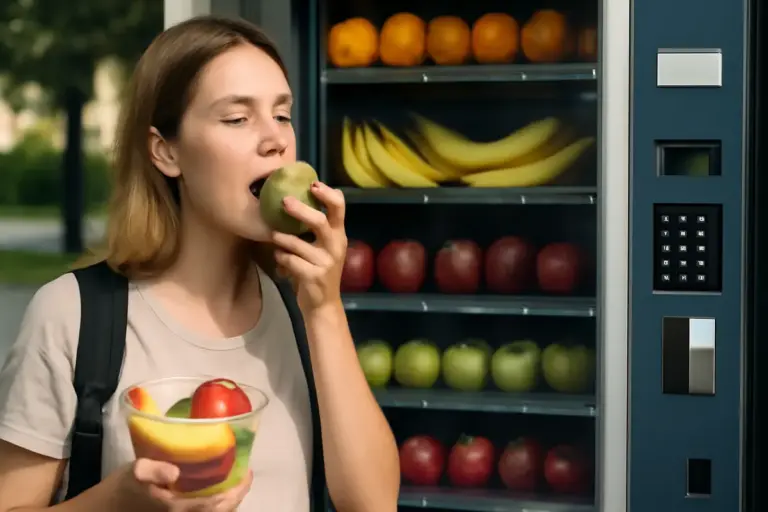 Distributori automatici di frutta fresca: il vantaggio nascosto per la dieta equilibrata anche quando sei fuori casa