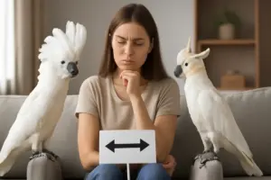 Cacatua umbrella e cacatua galerita: come capire quale si adatta meglio al tuo stile di vita