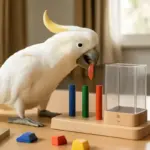 Quali giochi stimolano davvero l’intelligenza dei cacatua? Prova questa attività poco conosciuta