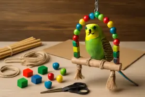 Giochi fai-da-te per parrocchetti: materiali che garantiscono sicurezza e divertimento senza spendere troppo